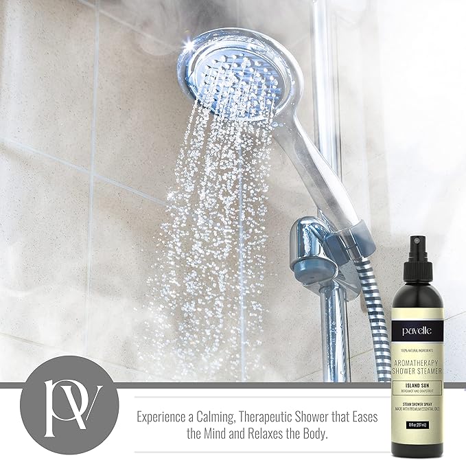 Pavelle Aromatherapy Shower Steamer, 100% Natural Relaxing Essential Oil Spray - Image 6