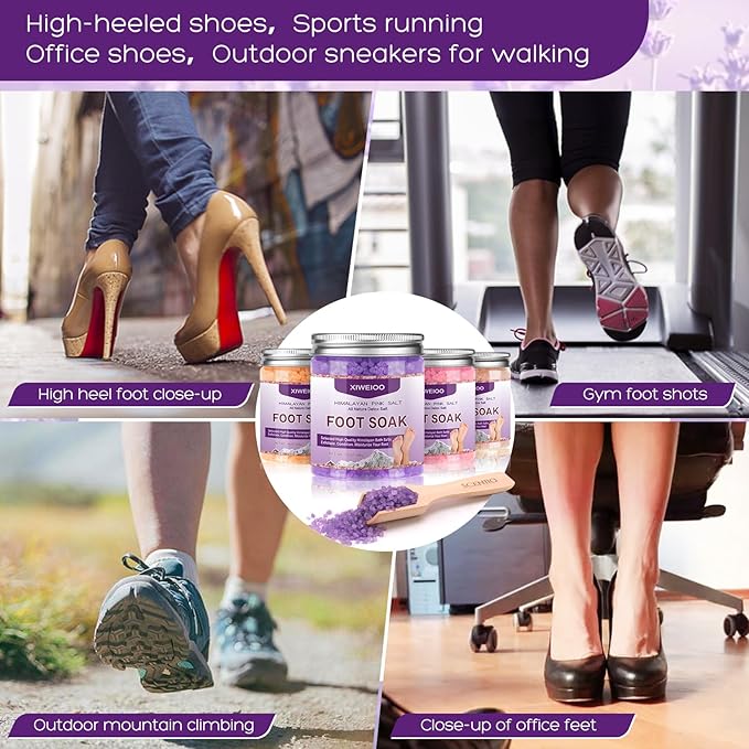 Tea Tree Oil Foot Soak Stubborn Foot Odor, Athletes Lavender Foot Soak - Image 6