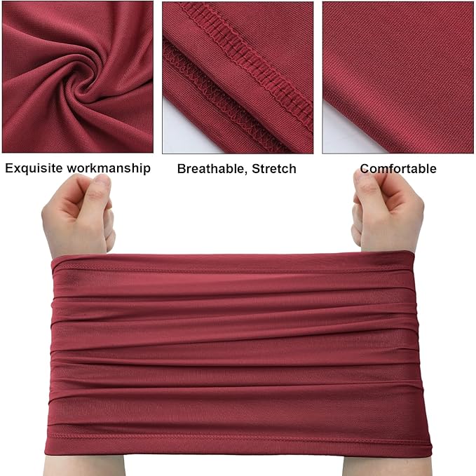 Geyoga 6 Pieces Summer UV Protection Cooling Neck Gaiter Face Clothing Neck - Image 4
