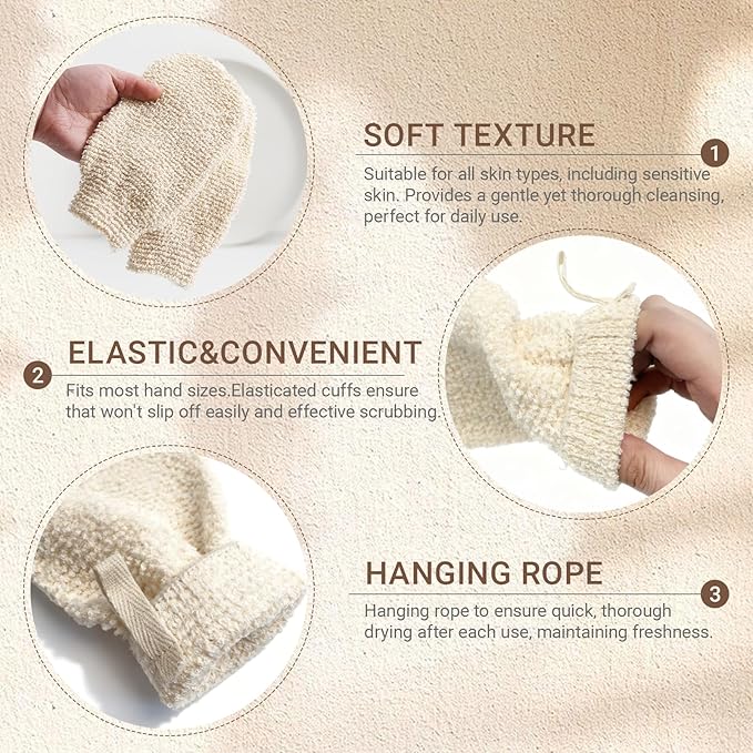 Exfoliating Gloves for Body Scrubber - Image 7