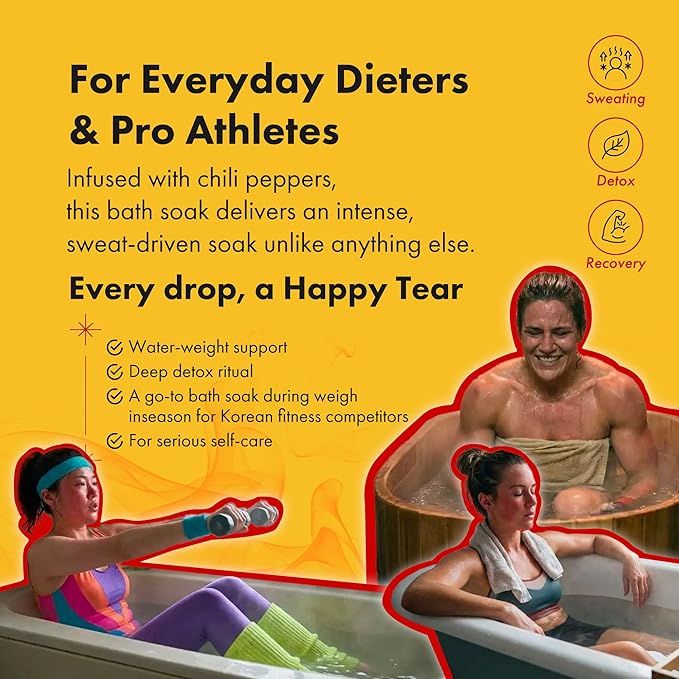 Happy Tears Bath Soak, Made in Korea, Sweat & Detox - Image 3