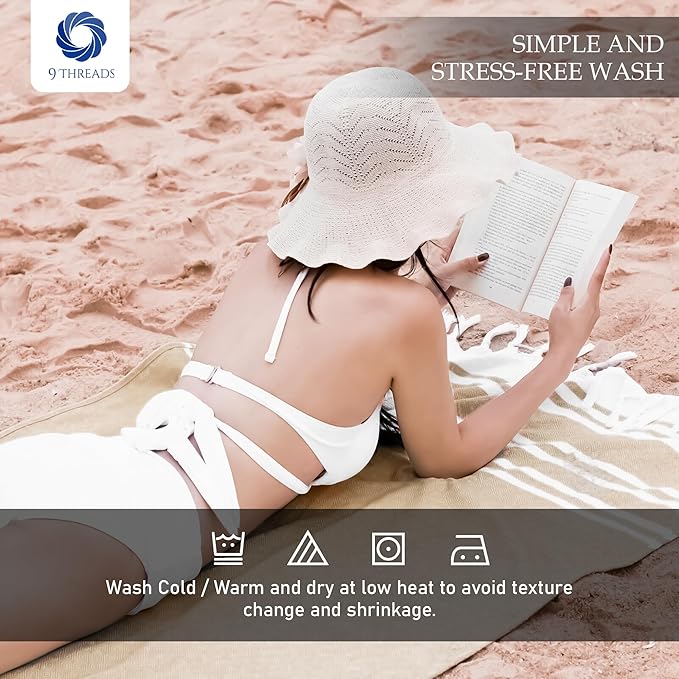 Cotton Turkish Beach Towel - Image 6