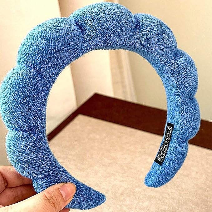 Spa Terry Cloth Headbands for Facial Skincare, Makeup Application, Face Washing - Image 6