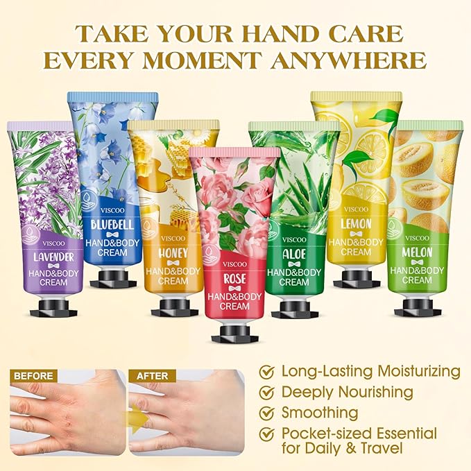 VISCOO 84 Pack Hand Cream Gifts Set - Image 3