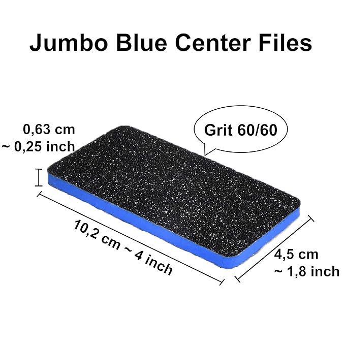 New AMT 25 PCS Pedicure Foot File Grit 60/60, Nail Files - Image 7