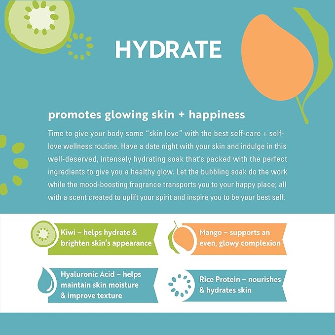 Wellness By Village Naturals Therapy, Hydrate Foaming Bath Soak, 36 oz - Image 8