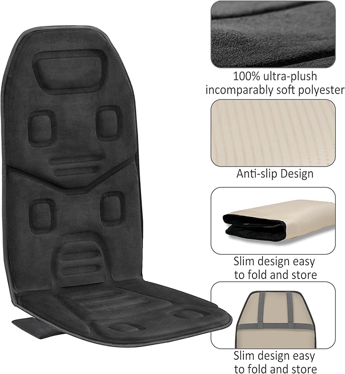 COMFIER Back Massager for Chair – Upgraded Vibration Chair Massager, Deep - Image 7