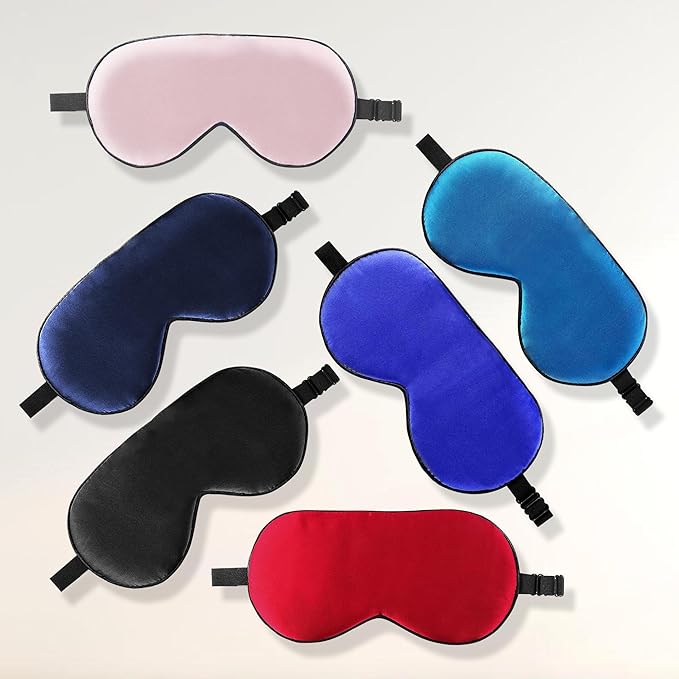 ZIMASILK 2 Pack 100% Natural Silk Sleep Mask, Adjustable Super-Smooth Soft Eye - Image 7