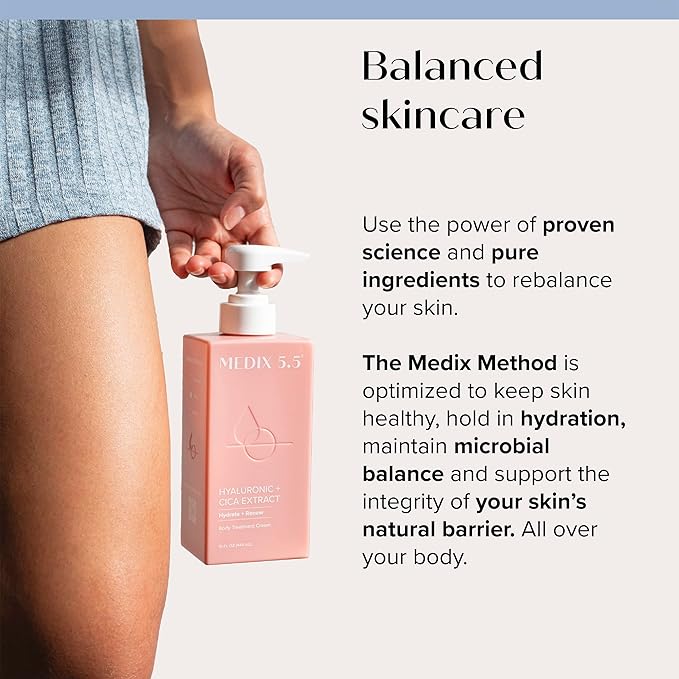 Medix 5.5 Hyaluronic Acid + Vitamin E Cream Body Lotion & Face Moisturizer | - Image 5