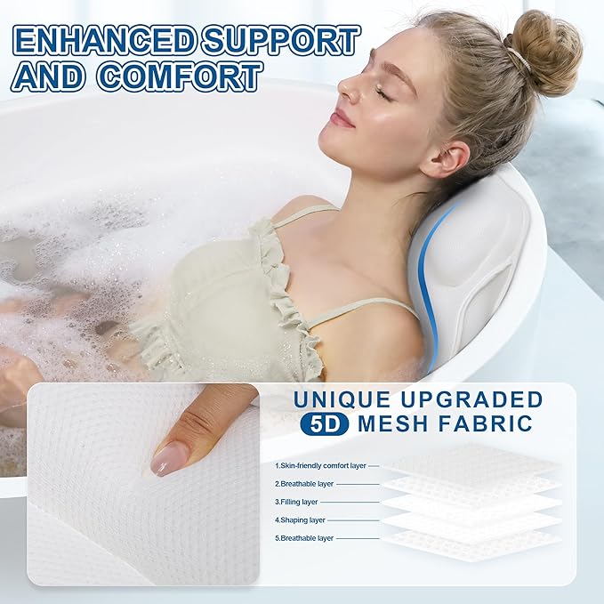 Poemland Full Body Bath Pillow for Tub - Image 2