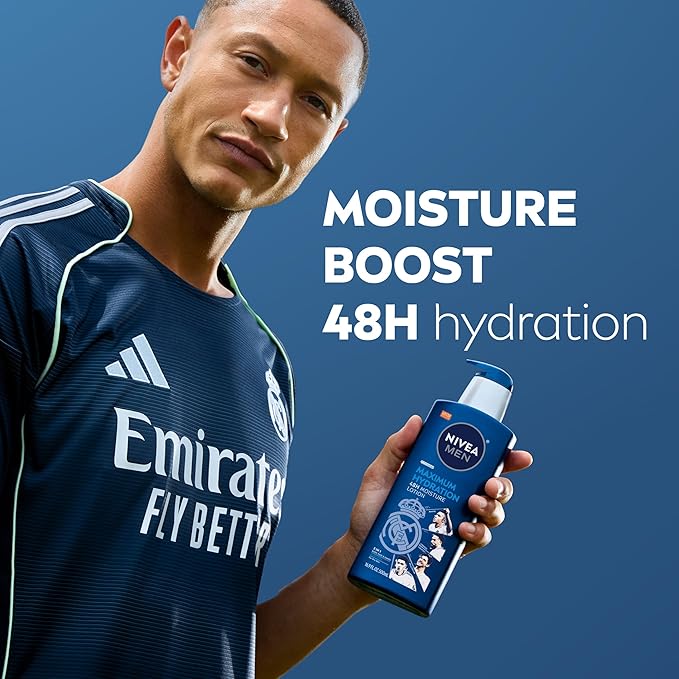 NIVEA MEN Real Madrid Limited Edition Design Maximum Hydration 48-Hour Moisture - Image 4