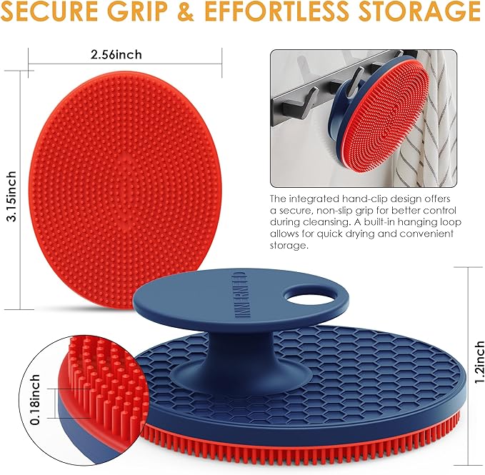 INNERNEED Magnetic Silicone Facial Cleansing Brush – Deep Pore Cleanser - Image 3