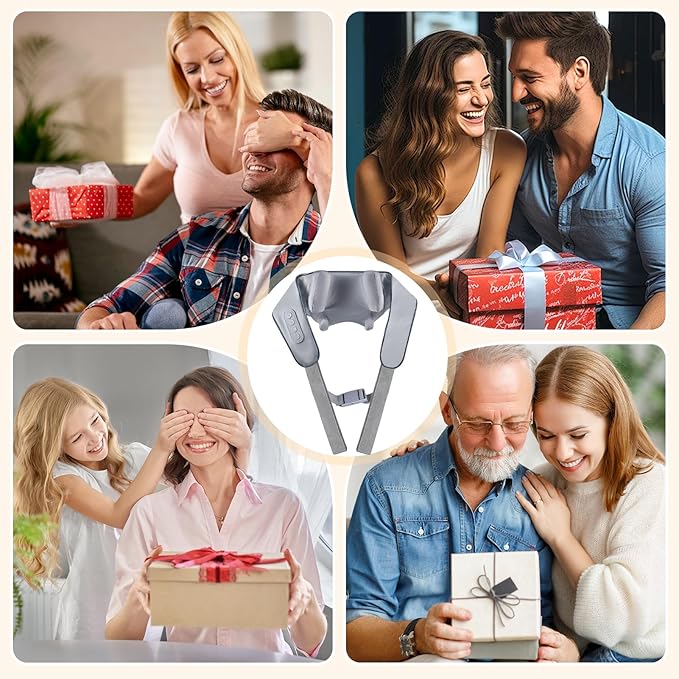 4D Wireless Deep Tissue Kneading Neck Massager - Image 9