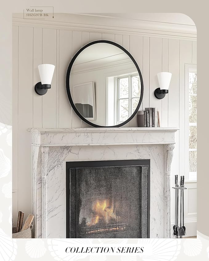 Bathroom Wall Sconce Set of Two, HWH Wall Vanity Light - Image 7