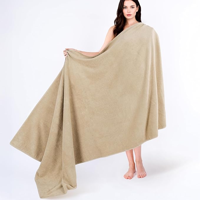 Cotton Paradise 100% Cotton 40x80 Oversized Bath Sheet, Extra Large Turkish by UNITEDHOMETEXTILE