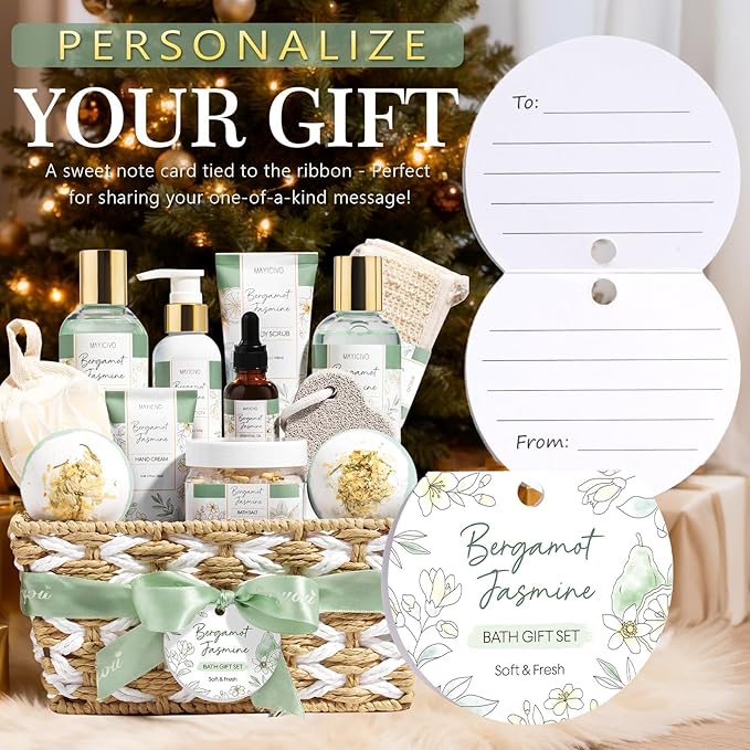 Mothers Day Birthday Gifts for Women, Bergamot Jasmine Relaxing Spa Gift - Image 7