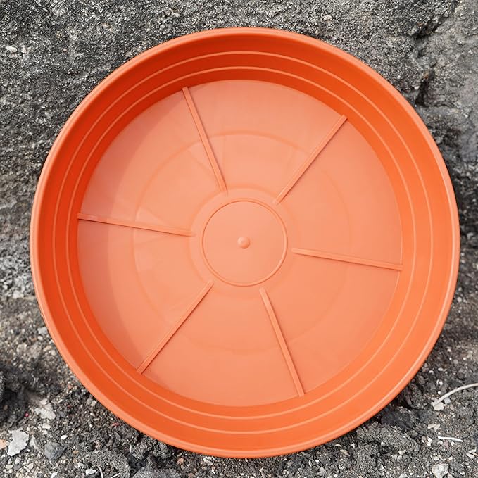 LWALRS Plant Saucer 14 Inch 4 Pack 6 8 10 12 14 16 18 20 25, Plastic Plant Trays - Image 6