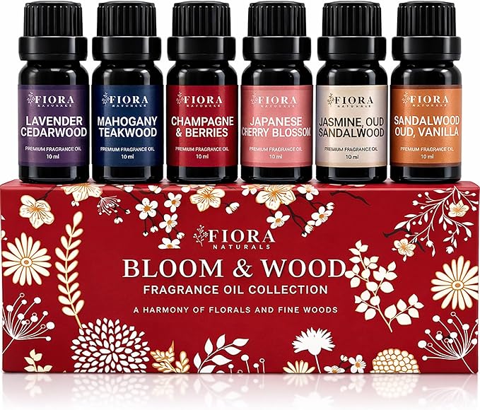 Premium Fragrance Oil Set – Highly Concentrated Scented Oils by FioraNaturals