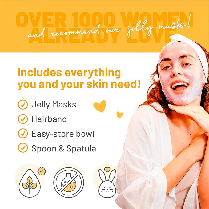 BRÜUN Jelly Mask Jar Calendula Peel-Off Face Care Rubber Mask | 23 fl oz Skin - Image 6