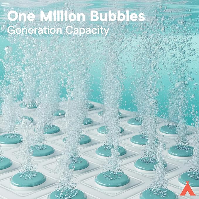 Bubble Bath Massager Mat for Bathtub, 47.24" x 14.57" Full-Body Heated Air Spa - Image 3