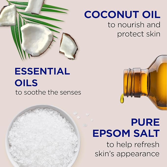 Dr Teal's Foaming Bath with Pure Epsom Salt, Nourish & Protect with Coconut Oil - Image 2