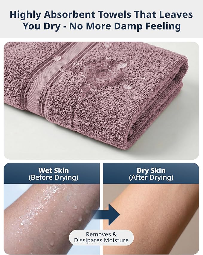 LANE LINEN Luxury Bath Towel Set - Image 6