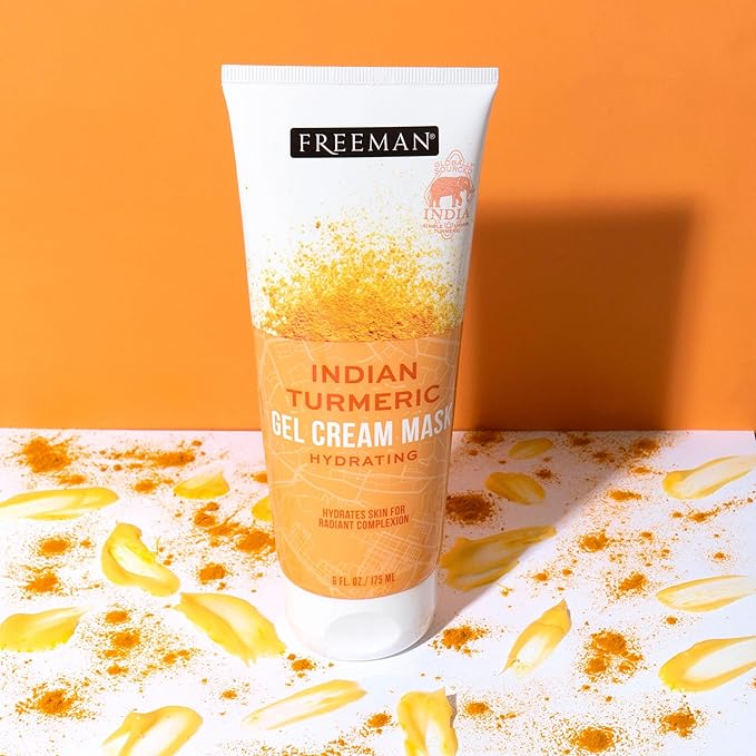 Freeman Exotic Blends Hydrating Indian Turmeric Gel Cream Facial Mask, 6 - Image 6