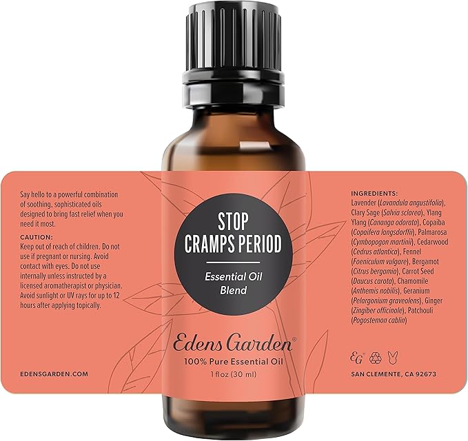 Edens Garden Stop Cramps Period Essential Oil Blend- 100% Pure Premium Grade - Image 9