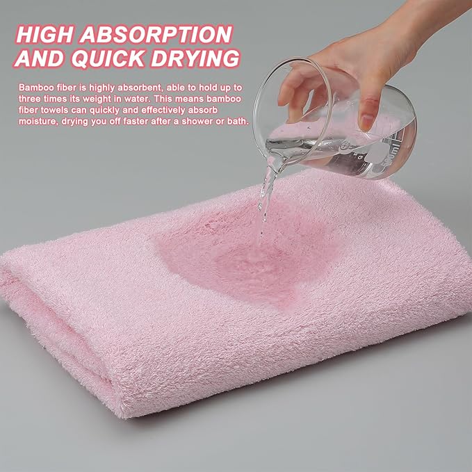 Aibaser Bath Towels, 27x54inch - Image 4