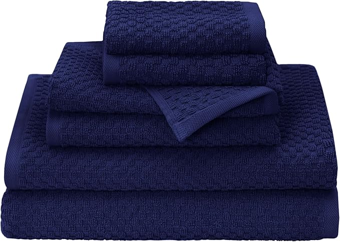 COTTON CRAFT Waffle 6 Piece Towel Set by COTTONCRAFT