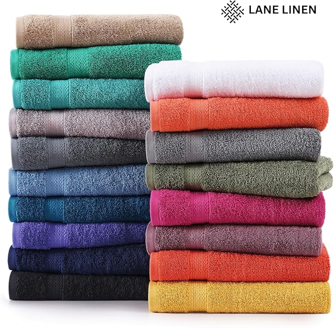 LANE LINEN 100% Long Staple Cotton Bath Sheets Set of 2 - Image 7