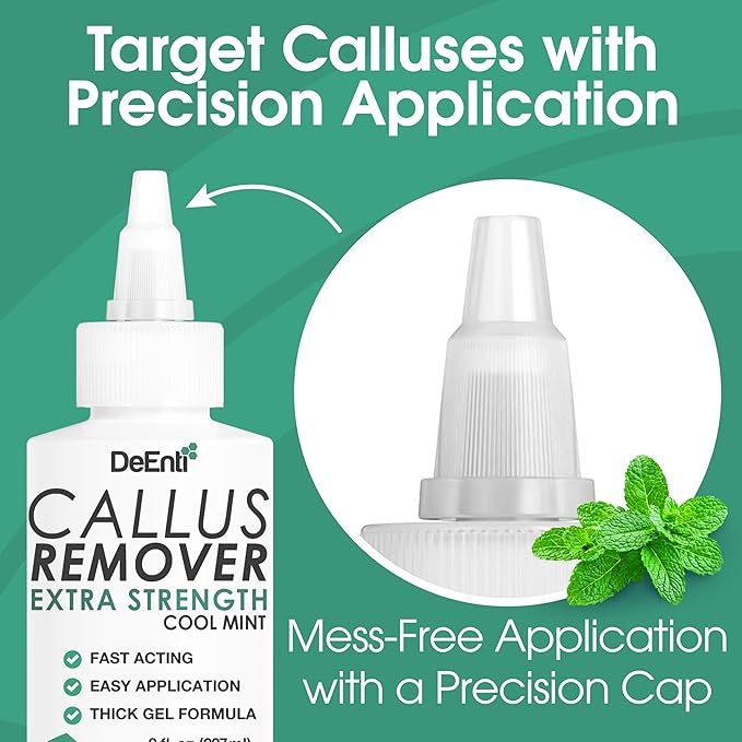 DeEnti Callus Remover for Feet, Extra Strength Foot Callus Remover Gel - Image 5