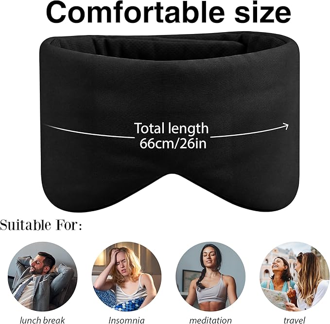 Silk Sleep Mask for Side Sleepers - Image 4