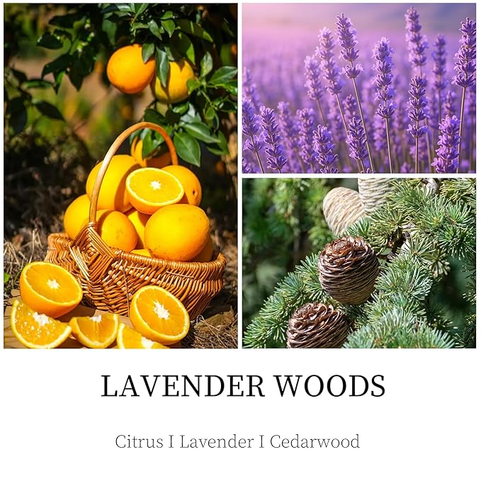 Lavender Woods Candle, 7 oz Scented Candle - Image 3