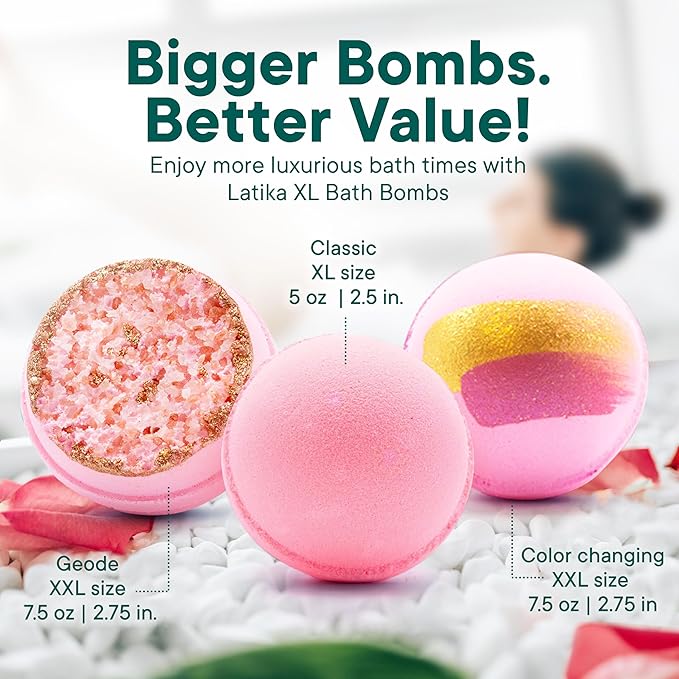 Latika Pink Classic Bath Bomb Princess - Image 2