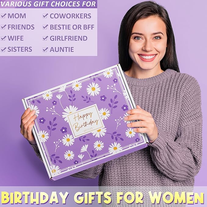 Birthday Gifts for Women Friendship, Unique Happy Birthday Gifts Basket for Mom - Image 3