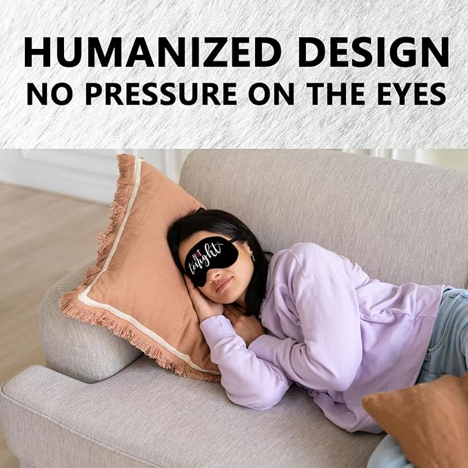 Not Tonight Couple Silk Eye Mask - Image 4