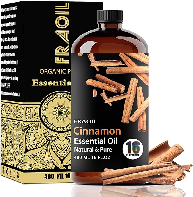 Cinnamon Essential Oil, Cinnamon Oil 16 Fl Oz 480 ML by FRAOILESSENTIALOIL