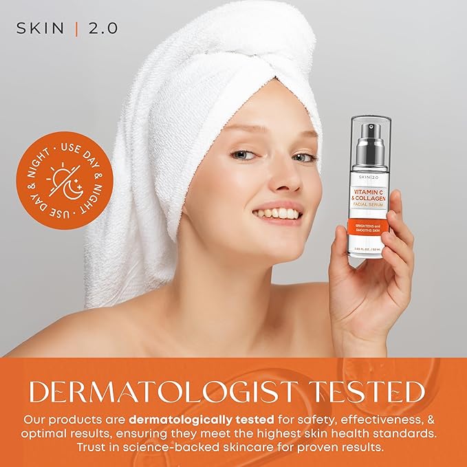 Skin 2.0 Vitamin C & Collagen Serum & Day Cream Set - Image 5