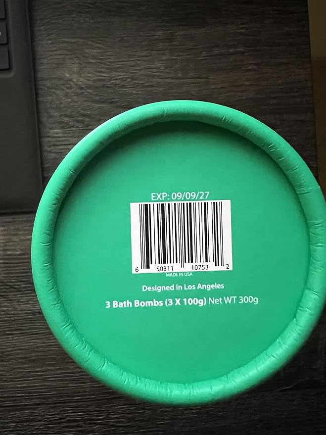 Magnesium Menthol Fizzing Bath Bomb Eucalyptus Peppermint Epsom Salt Refreshing - Image 9