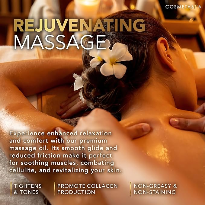 Cosmetasa Anti Cellulite Massage Oil – Lymphatic Drainage & Firming Body Oil - Image 6