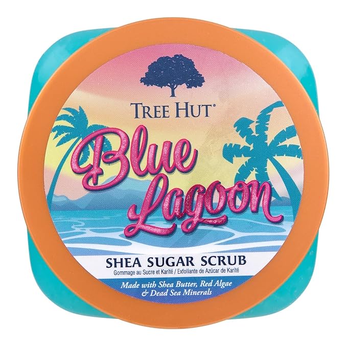 Tree Hut Blue Lagoon Shea Sugar Scrub, Exfoliating, Hydrating & Moisturizing - Image 5