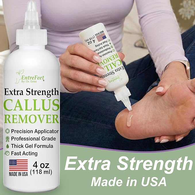 Dr. Entre's Callus Remover Gel & Foot File: Extra Strength Callus Remover - Image 2