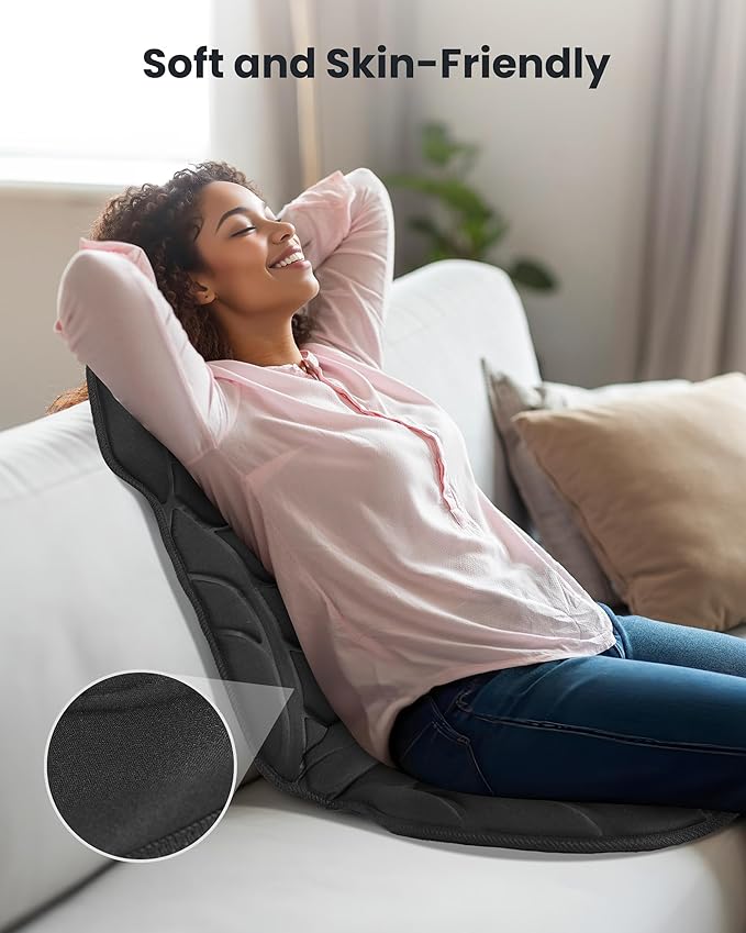 COMFIER Back Massager with Heat, Vibration Massage Seat Cushion with 8 Massage - Image 6