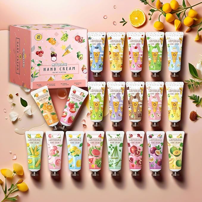 20 Pack Hand Cream Gift Set, Mothers Day Gifts, Moisturizing Hand Lotion Travel - Image 2
