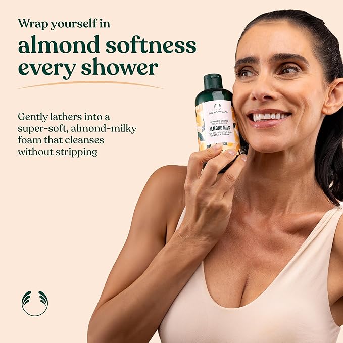 The Body Shop Almond Milk Shower Cream, 8.4 Ounce - Image 4