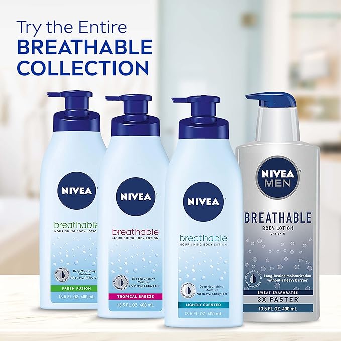 NIVEA Breathable Nourishing Body Lotion Fresh Fusion, Body Lotion - Image 11