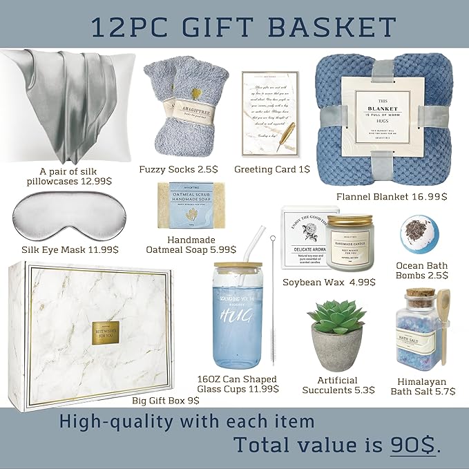 AHAGIFTREE Get Well Soon Gift Baskets - Image 3