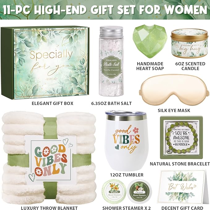Mothers Day Birthday Gifts for Women Self Care Gift, Get Well Soon Gift Baskets - Image 2