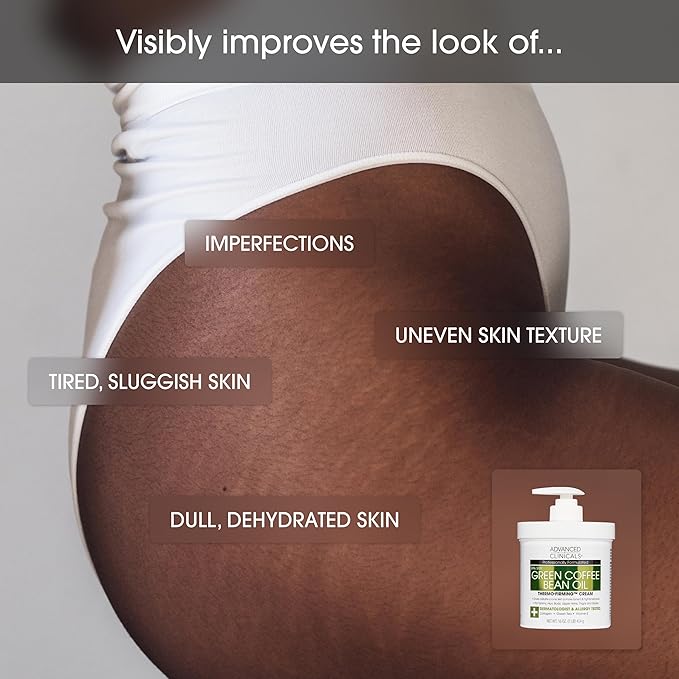 Advanced Clinicals Unscented Collagen Body Cream & Face Moisturizer + Green - Image 5